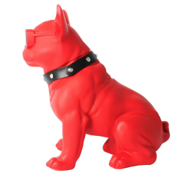 Boxa Portabila Bulldog ROSU Cu Bluetooth CH M11M Cititor USB Card Radio si microfon