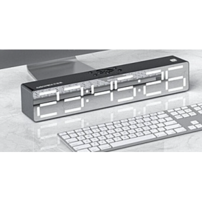 Boxa Portabila cu Ceas Alarma SD Bluetooth Andowl QYXB133