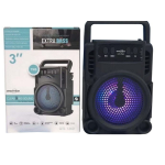 Boxa portabila GTS 1360 cu led RGB cu maner transport