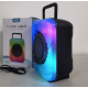 Boxa portabila GTS 1867 Bluetooth USB TF Radio FM lumini LED RGB 10W