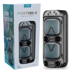 Boxa portabila GTS 2163 de 4 inch cu led multicolor