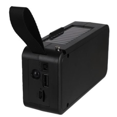 Boxa Portabila HF-F6 Incarcare Solara  Cu Bluetooth USB TF AUX Radio Hands-Free