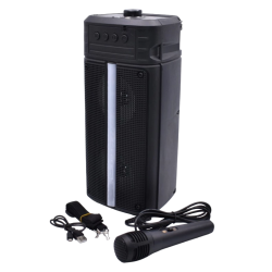 Boxa Portabila Karaoke ZQS-4242 USB Bluetooth Radio FM cu Microfon