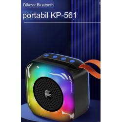 Boxa Portabila KP 561 Bluetooth LED Joc de lumini 1200 mAh 5W USB
