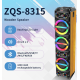 Boxa portabila mare ZQS8315 de 18000W cu 2 microfoane si telecomanda
