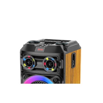 Boxa portabila mare ZQS8315 de 18000W cu 2 microfoane si telecomanda