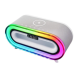 Boxa portabila MD S306 cu incarcare wireless LED RGB ceas si alarma