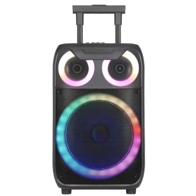 Boxa portabila troliu Andowl Q YX8000 iluminare RGB telecomanda microfon
