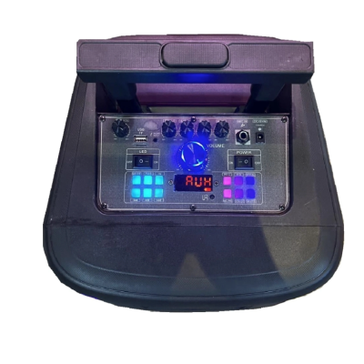 Boxa portabila troliu Andowl Q YX8000 iluminare RGB telecomanda microfon