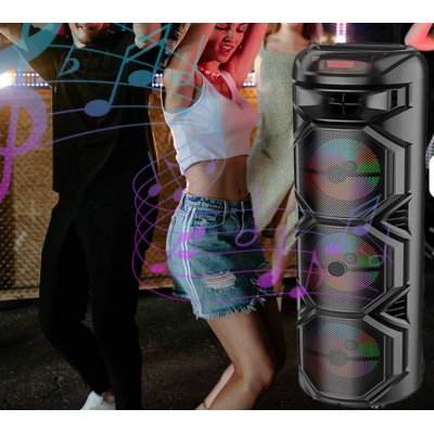 UB Boxa portabila ZQS8301 mare cu microfon si telecomanda 8x3 inch 4500mah