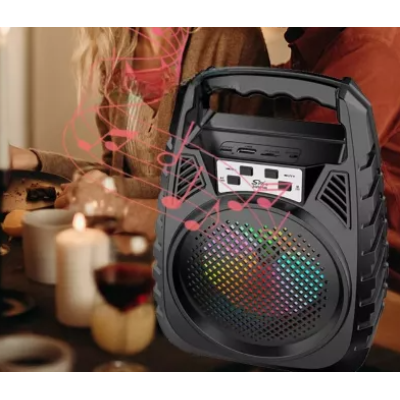 Boxa portabila ZQS 6148 de 30W PMPO BT/FM/USB LED 1500mAh