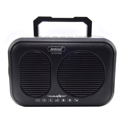 Boxa tip sistem iluminare LED cu 2 becuri USB MP3 BT Q YX1793