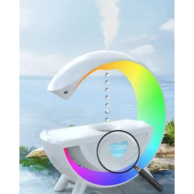 Boxa Umidificator aromoterapie T00K8 tehnologie Anti Gravity Bluetooth 350 ml