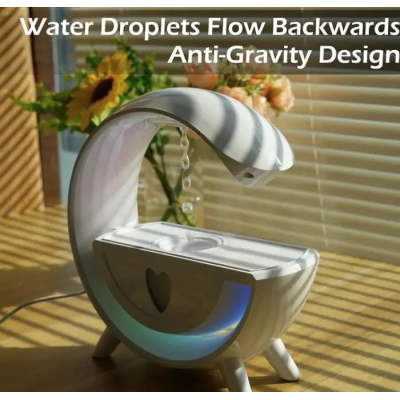 Boxa Umidificator aromoterapie T00K8 tehnologie Anti Gravity Bluetooth 350 ml