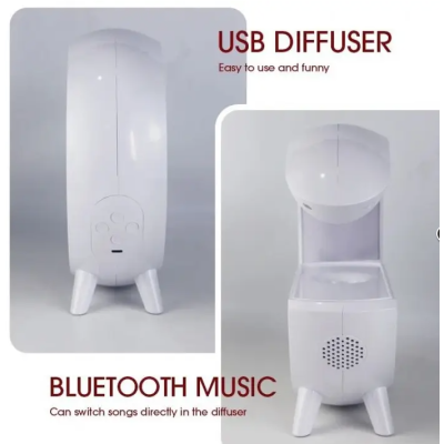 Boxa Umidificator aromoterapie T00K8 tehnologie Anti Gravity Bluetooth 350 ml