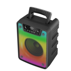 Boxa wireless GTS 1868 cu bluetooth USB lumini si microfon