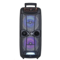 Boxa wireless KTS 1743 cu microfon telecomanda 8 x 2 inch