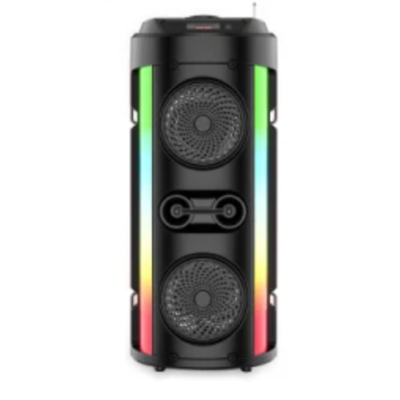 Boxa ZQS 4253 bluetooth cu panou solar si lumina RGB