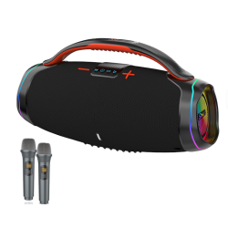 Boxa ZQS X8W subwoofer de 100W player audio portabil de inalta calitate cu 2 microfoane
