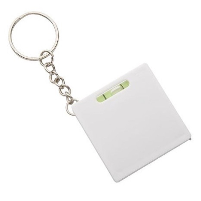 Breloc Chei Mini Ruleta cu Boloboc Alb