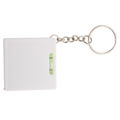 Breloc Chei Mini Ruleta cu Boloboc Alb