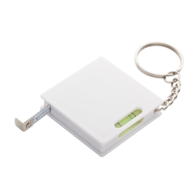 Breloc Chei Mini Ruleta cu Boloboc Alb