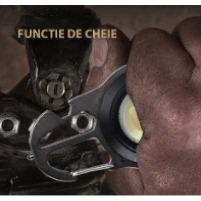 Breloc cu lanterna Andowl Q D911 LED COB multifunctional