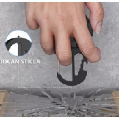 Breloc cu lanterna Andowl Q D911 LED COB multifunctional