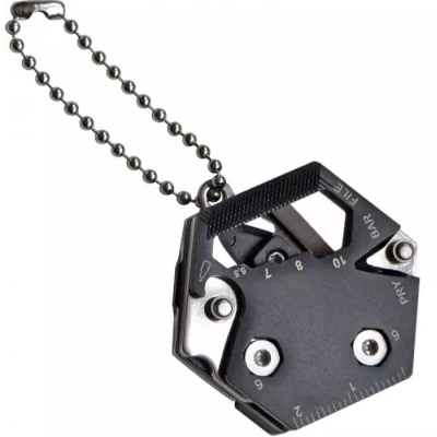 Breloc Hexagon multifunctional cu 7 functii