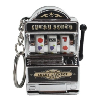 Breloc JackPot interactiv cu maneta Functionala 6 x 4 cm