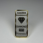 Bricheta Gold Bar Diamond A01-16