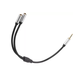 Cablu adaptor audio QHD74  de 3.5mm 20cm