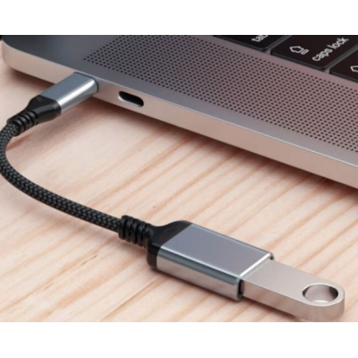 Cablu adaptor QZH018 model OTG USB Tip C de 20cm Cablu adaptor QZH018 model OTG USB Tip C de 20cm