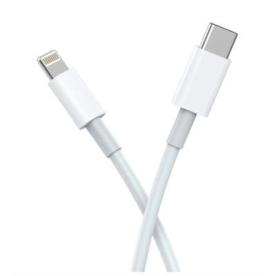 Cablu de date/incarcare USB Type C to Lightning lungime 2 metri ALB