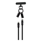 Cablu de date Type C la Lightning 30W cu curea si conexiune magnetica Andowl Q SJ16B