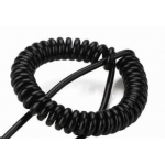 Cablu de date USB la USB type C spiralat negru