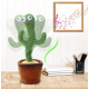 Cactus Dansator si Vorbitor Usb cu LED-uri Colorate / Jucarie interactiva