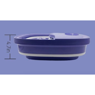 Cada pliabila cu masaj rotativ pentru picioare Mov