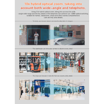 Cameră de supraveghere Ip Wifi Q-S2000 Alb