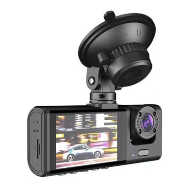 Camera auto DVR trei camere fata spate interior 1920*1296p super HD unghi larg de filmare 170 grade