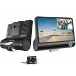 Camera auto tripla Full HD 3 camere fata/spate/interior ecran 4 inch G Senzor