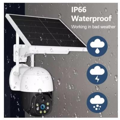 Camera de Supraveghere 4G cu Panou Solar V380 PRO 4MP 2K SLR2K