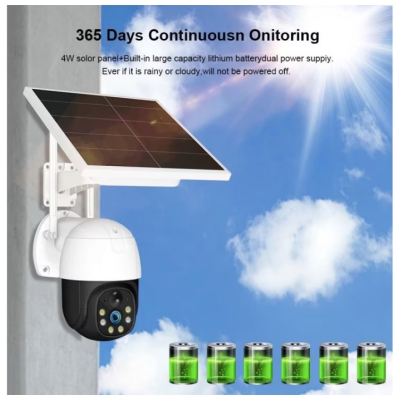 Camera de Supraveghere 4G cu Panou Solar V380 PRO 4MP 2K SLR2K