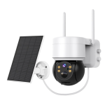 Camera de supraveghere cu panou solar senzor PIR si sirena