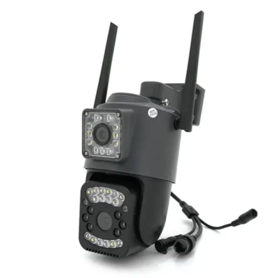 Camera de supraveghere dubla profesionala rotativa GRI cu leduri multiple