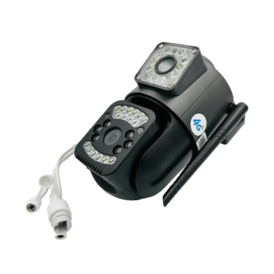 Camera de supraveghere dubla profesionala rotativa GRI cu leduri multiple