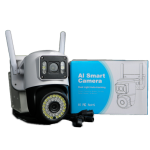Camera de supraveghere IP 2 EYES VIEW 2 ECRANE in acelasi timp 5.0MPX rotire 360 ​​​​de grade vedere pe timp de noapte 