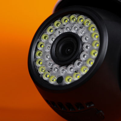 Camera de supraveghere IP 2 EYES VIEW 2 ECRANE in acelasi timp 5.0MPX rotire 360 ​​​​de grade vedere pe timp de noapte