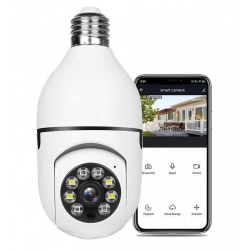 Camera de supraveghere Wifi SOCLU E27 rotatie 360 grade SMART XL