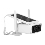 Camera de supraveghere Wifi wireless cu panou solar 2 LED 1080P